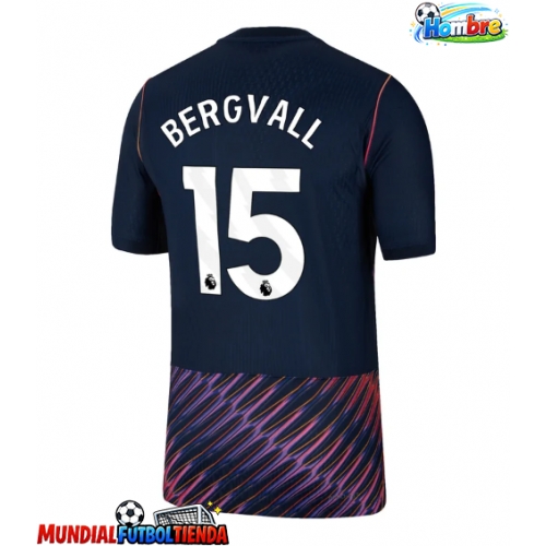 Camiseta Tottenham Hotspur Lucas Bergvall #15 Segunda Equipación Replica 2026-27 mangas cortas